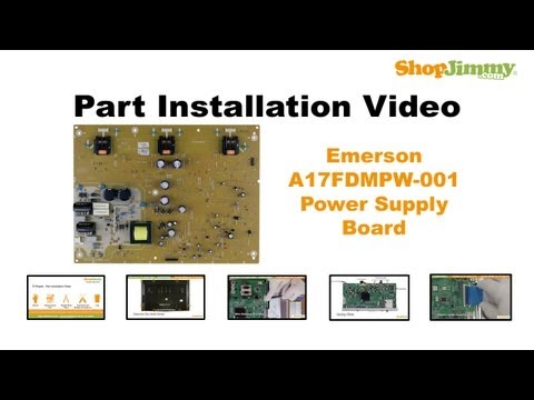 Popular Emerson A17FDMPW-001 Power Supply Unit (PSU) Boards Replacement Guide for LCD TV Repair