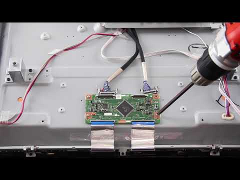 Element 60&quot; LED TV T-Con Board Replacement Tutorial RUNTK5489TPZJ