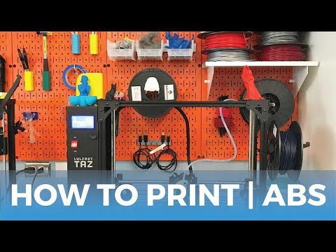 How To Succeed When 3D Printing With ABS Filament // How To 3D Print Tutorial
