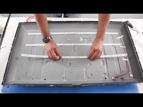 Element ELEFT502 LED Strip Replacement Tutorial - How to Replace the LED Strips for No Backlights