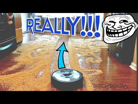 ULTIMATE Cleaning Challenge - 5 lbs of Cereal vs Roomba i8+ Robot Vacuum.