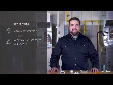 ecobee | SmartThermostat Pro with voice control | Features and benefits