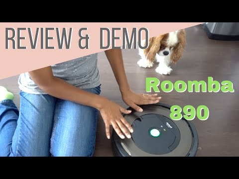 Can it Beat Dog Hair? | iRobot Roomba 890 Review &amp; Demonstration
