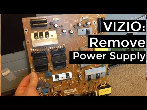 Vizio TV- Remove/Replace Power Supply Board D55u-d1