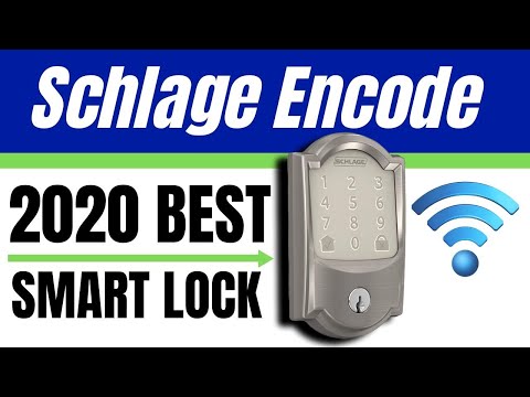 Schlage Encode - Smart WiFi Deadbolt, how to Install &amp; Amazon Key App Installation ✅