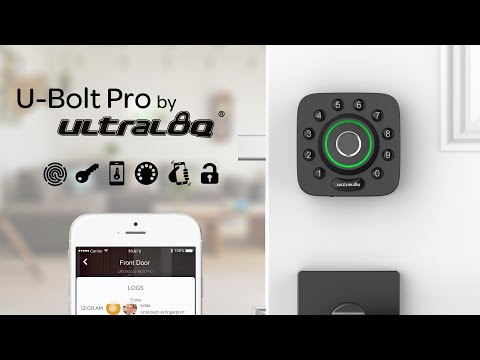 Ultraloq U-Bolt Pro: The Ultimate 6 in 1 Smart DeadBolt