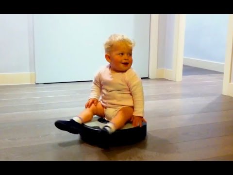 Babies Riding Roombas