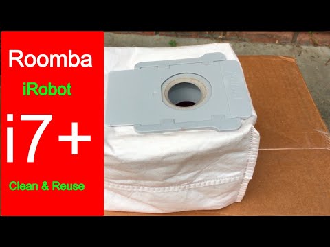 Empty &amp; Reuse iRobot Roomba i7+ Vacuum Bags
