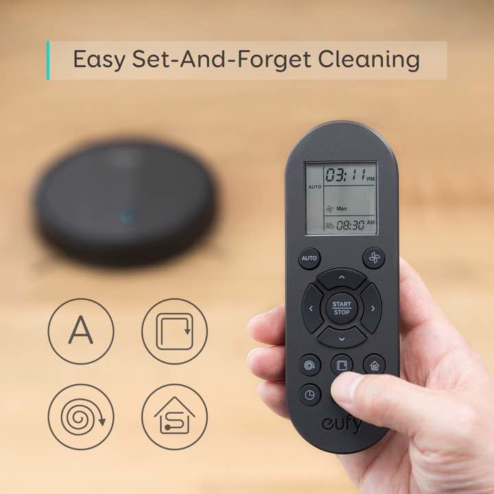 eufy boostiq robovac 11s slim black anker remote control