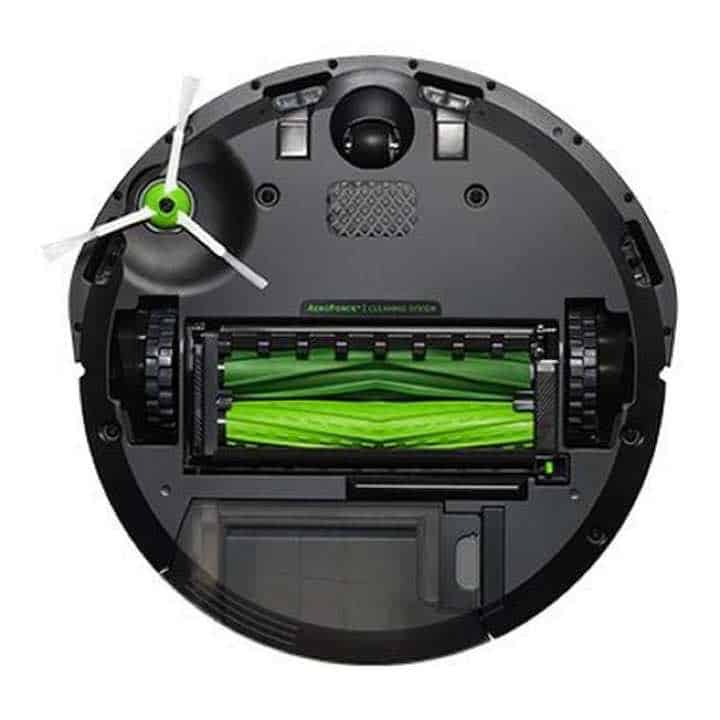 iRobot Roomba e5 is has dual rubber brush rollers.