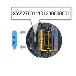 Roomba 400 Series Find the Serial Number