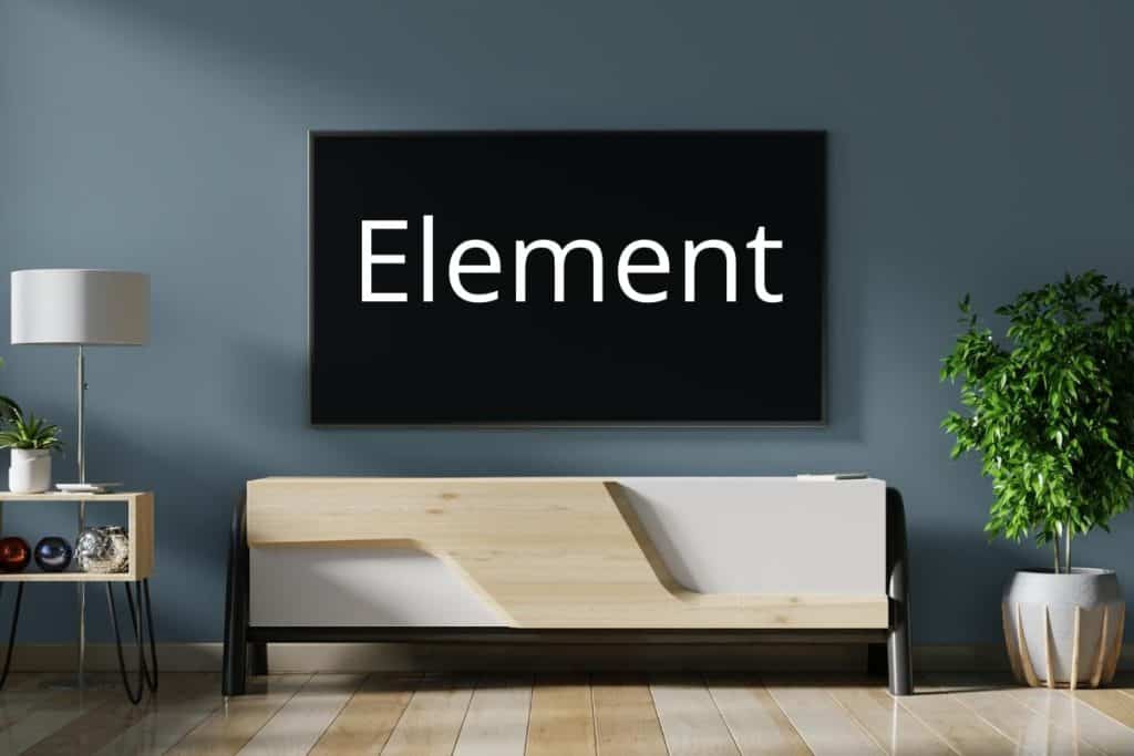 screencast to element tv