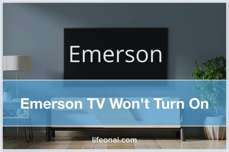 Emerson TV Won't Turn On