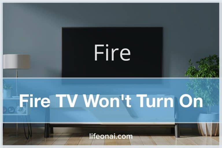Fire TV Won't Turn On