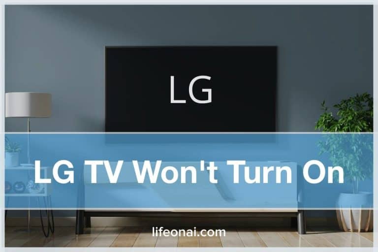 LG TV Won't Turn On
