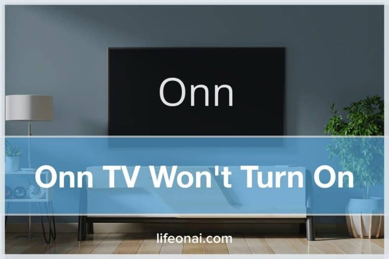 Onn TV Won't Turn On