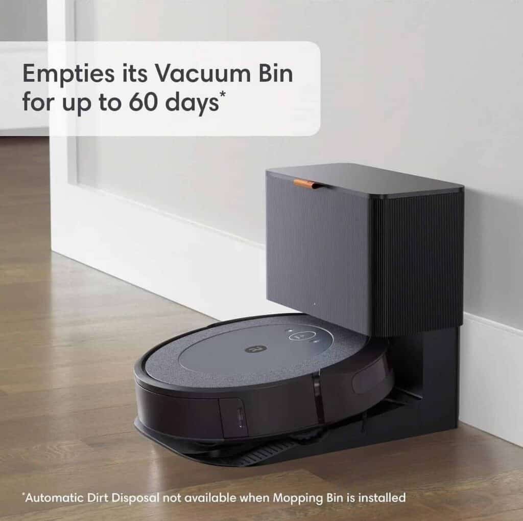 Roomba Combo i5+ clean base station and dustbin