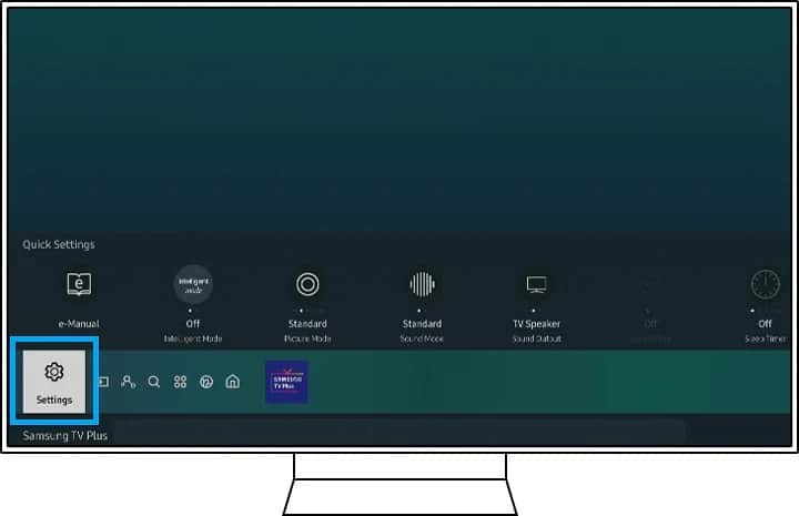 Samsung TV Software Update Step 1