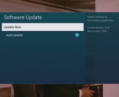 Samsung TV Software Update