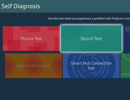 Samsung TV Sound Test