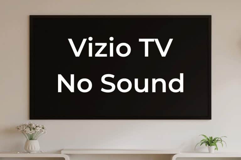 Vizio TV No Sound Issues and Fixes