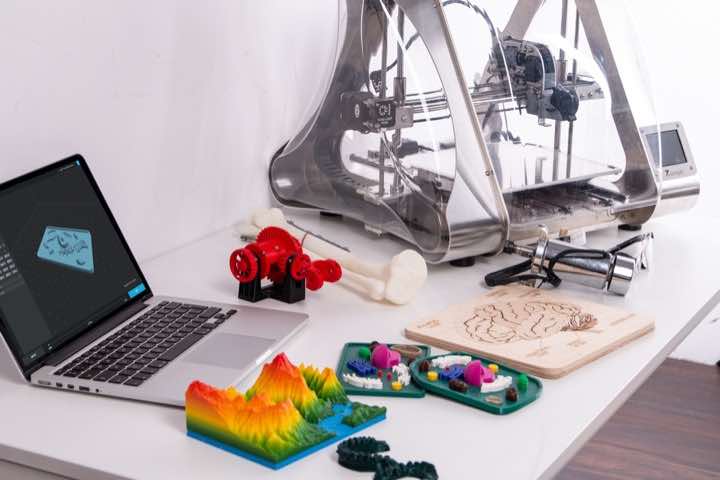3D Printer Setup Home Office